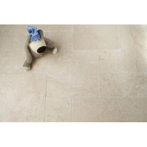 Botticino Tumbled Marble stone floor tile