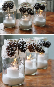 Jar candles.