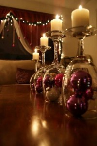 Wine Glass Candles.