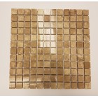 Marrone Light Polished Marble Mosaic