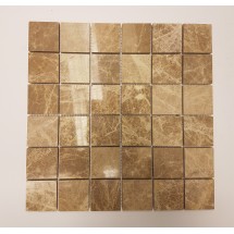 Marrone Light Polished Marble Mosaic