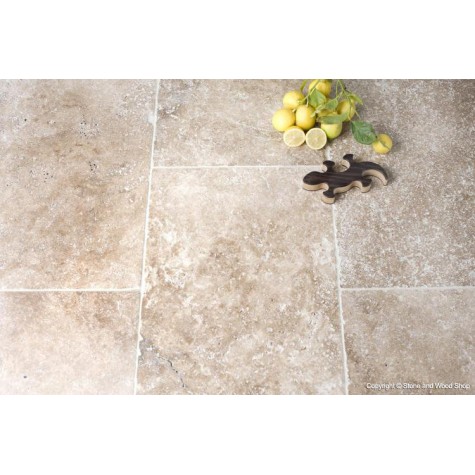 Noce Tumbled Unfilled Travertine