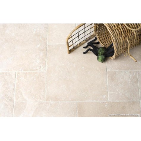 Classic Light Tumbled & Unfilled Travertine