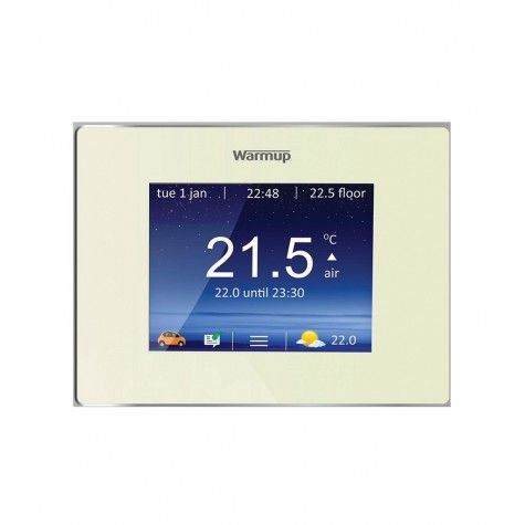 Warmup® 4iE WiFi Bright Porcelain Thermostat